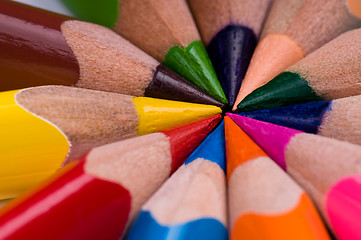 Image showing Multicolor pencils