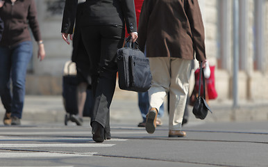 Image showing Legs and bags