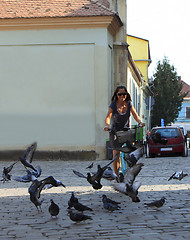 Image showing Urban cycling