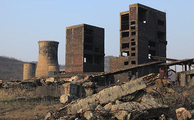 Image showing Industrial ruins