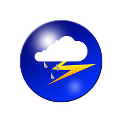 Image showing Lightning weather