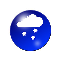 Image showing Snowy weather