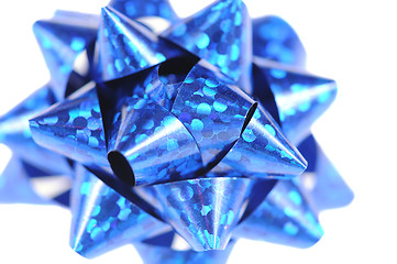 Image showing blue bow