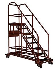 Image showing Rolling ladder