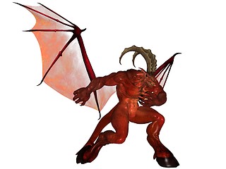 Image showing 3D rendered demon