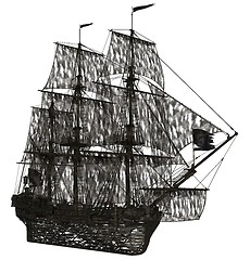 Image showing Ghost sailboat