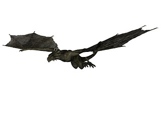 Image showing Flying wyvern