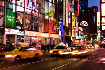 Image showing Broadway traffic