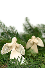 Image showing Christmas angels