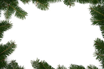 Image showing Christmas tree frame