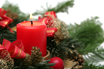 Image showing Advent wreath 