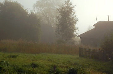 Image showing Foggy Village