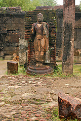 Image showing The Statue of Ancient Polonnaruwa