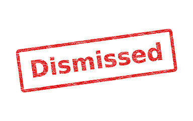 Image showing Dismissed Stamp