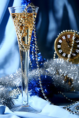 Image showing Blue celebration