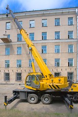 Image showing  Heavy mobile crane truck