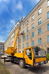 Image showing  Heavy mobile crane truck