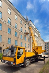 Image showing  Heavy mobile crane truck