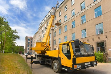 Image showing  Heavy mobile crane truck