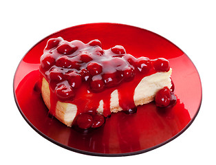Image showing Cherry Cheesecake 