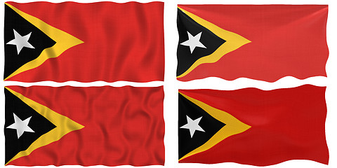 Image showing Flag of East Timor