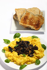 Image showing Scrambled egg vertical