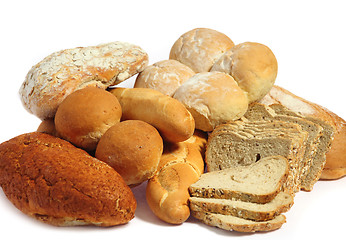 Image showing Bread over white