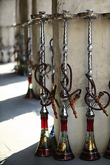 Image showing Shisha pipes as Souq Waqif