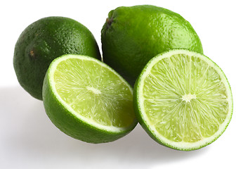 Image showing Limes with shadow