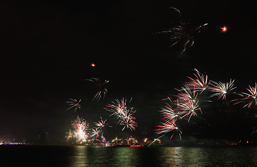 Image showing Doha National Day fireworks