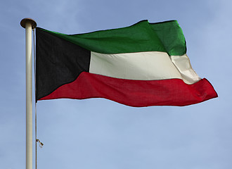 Image showing Kuwaiti national flag