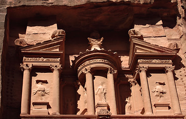 Image showing Detail from Petra's Treasury