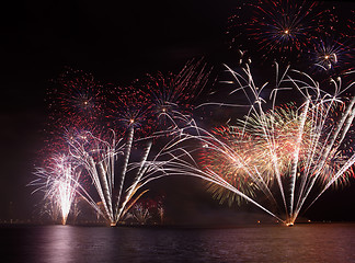 Image showing Festive fireworks