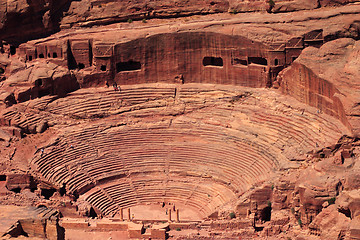 Image showing Roman amphitheatre at Petra