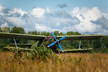 Image showing Old biplane