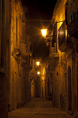 Image showing Syracuse, Sicily night street