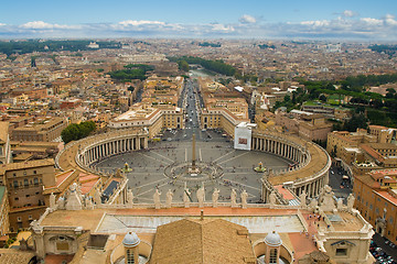 Image showing Saint Peter's piazza