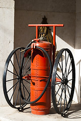 Image showing Old fire extinguisher