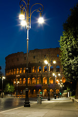 Image showing Colosseum and lantern