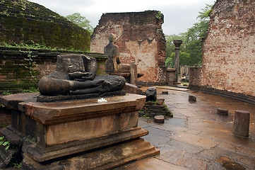 Image showing Ruins of Vatadage Temple in Polonnaruwa