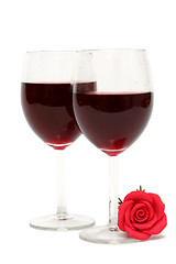 Image showing Red wine