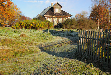 Image showing Late Fall In The Russian Village