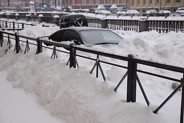 Image showing Cars Under Snow