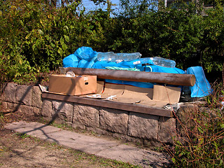 Image showing Bench For A Homeless