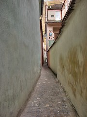 Image showing The narrowest street in Europe, Brasov, Romania, Eastern Europe