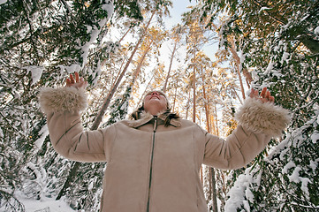 Image showing Women in forest