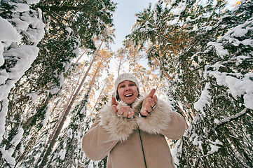 Image showing Women in forest