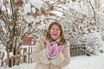 Image showing Women on winter