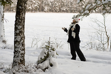 Image showing Women in forest