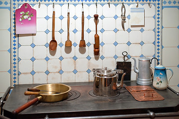 Image showing Kitchen of art nouveau